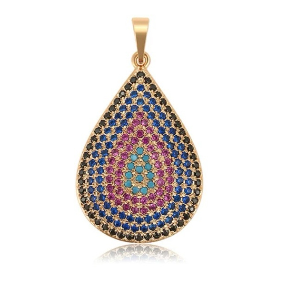 Compassionate droplet necklace